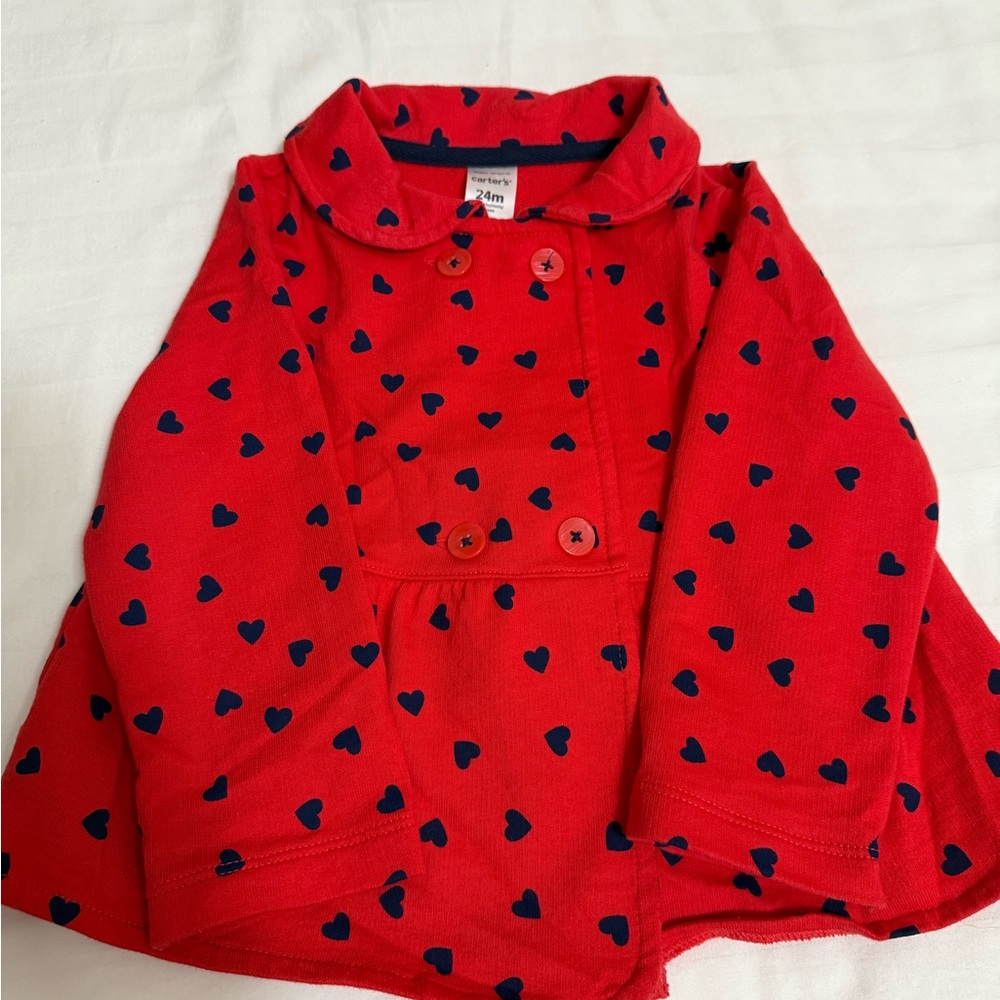 Carter's Red Heart Sweater for Kids